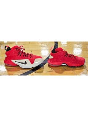 Nike Zoom Penny 6 University Red 749629-600 Men's 8.5 Suede OG Box Retro VI